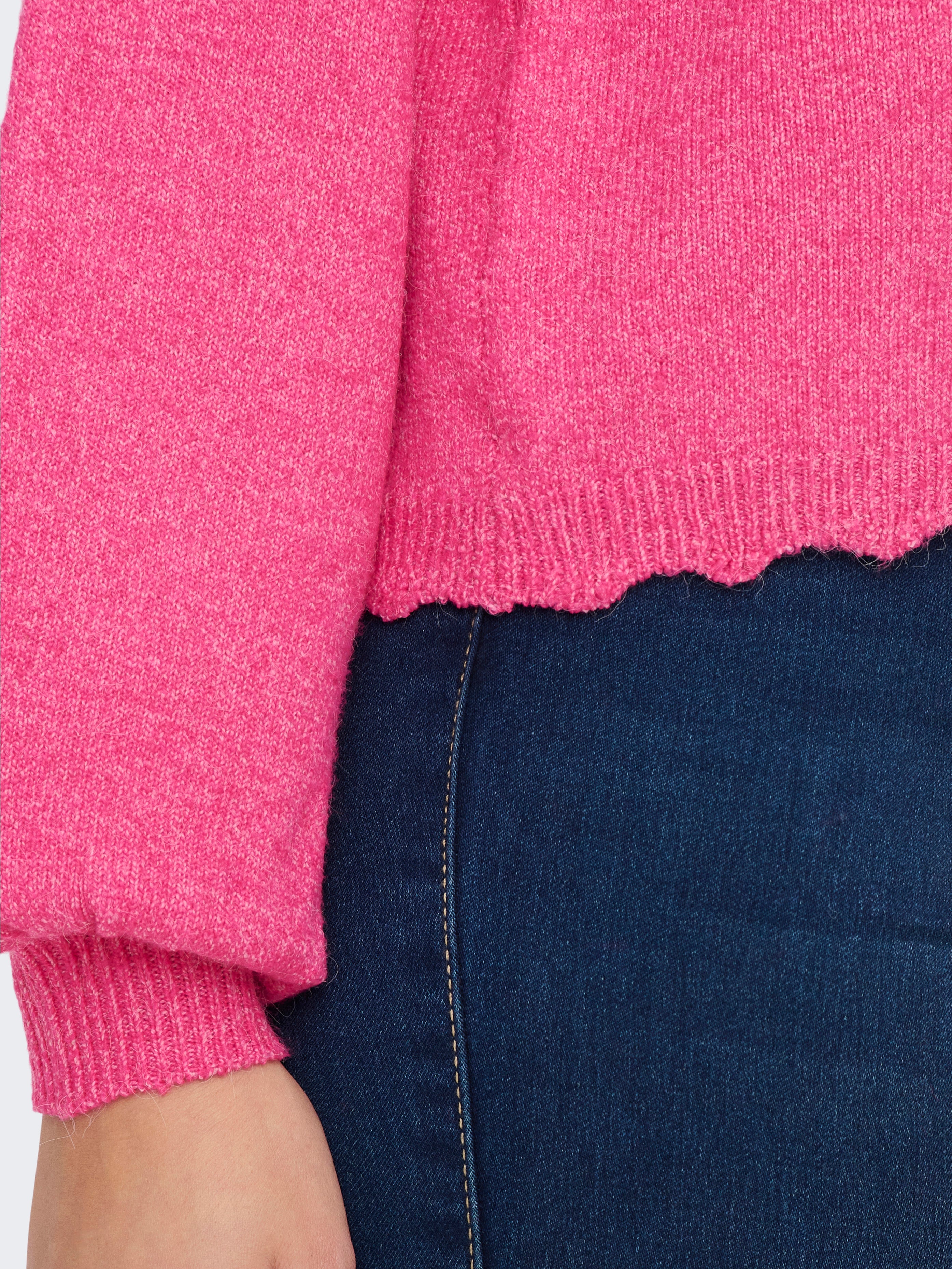ONLRICA Strickpullover Fuchsia Purple