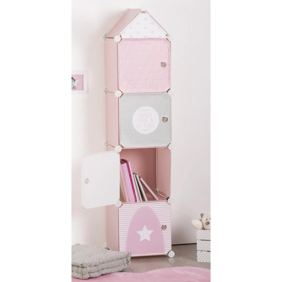 Atmosphera, Createur D'Interieur Colonne de rangement Atmosphera - Rose