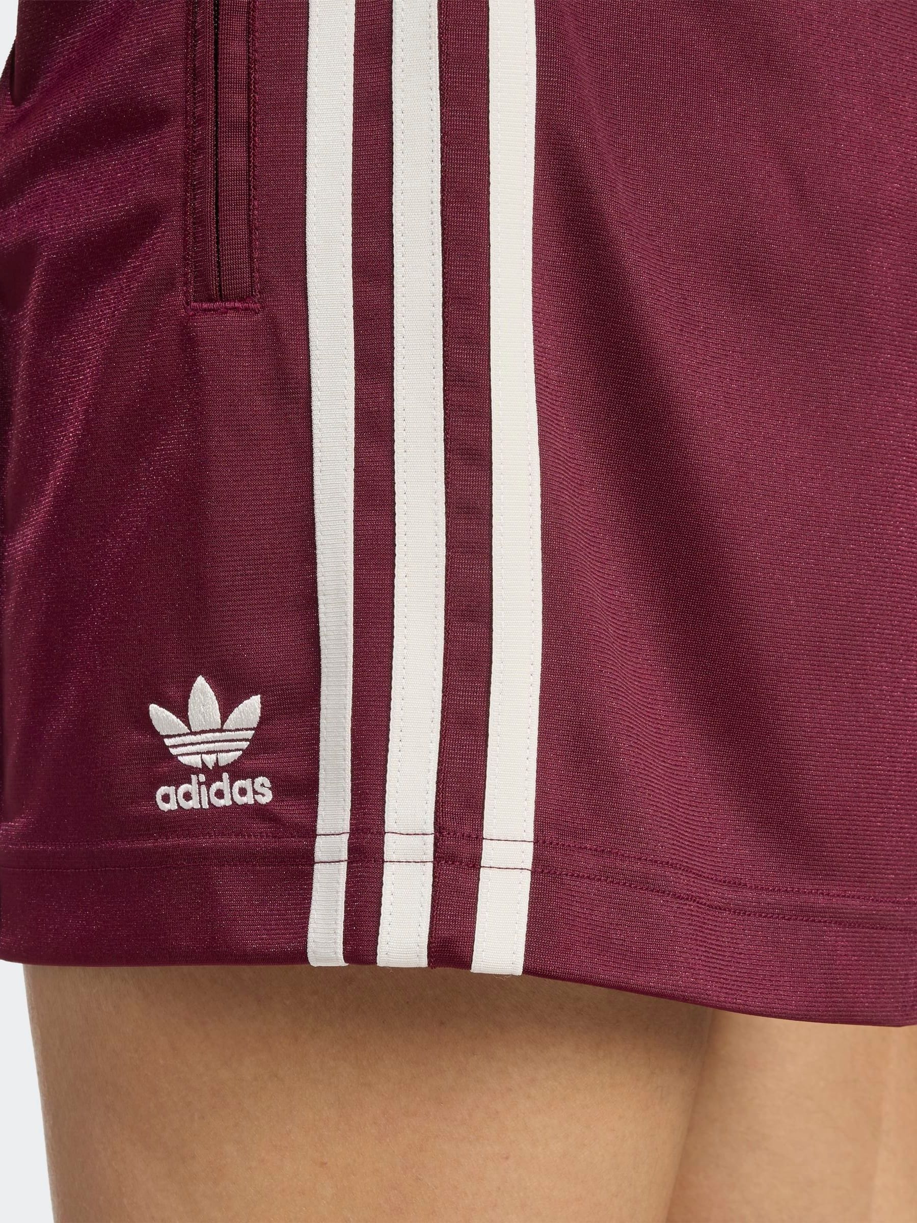 Kastanjebruinrood - Adidas Original Firebird shorts