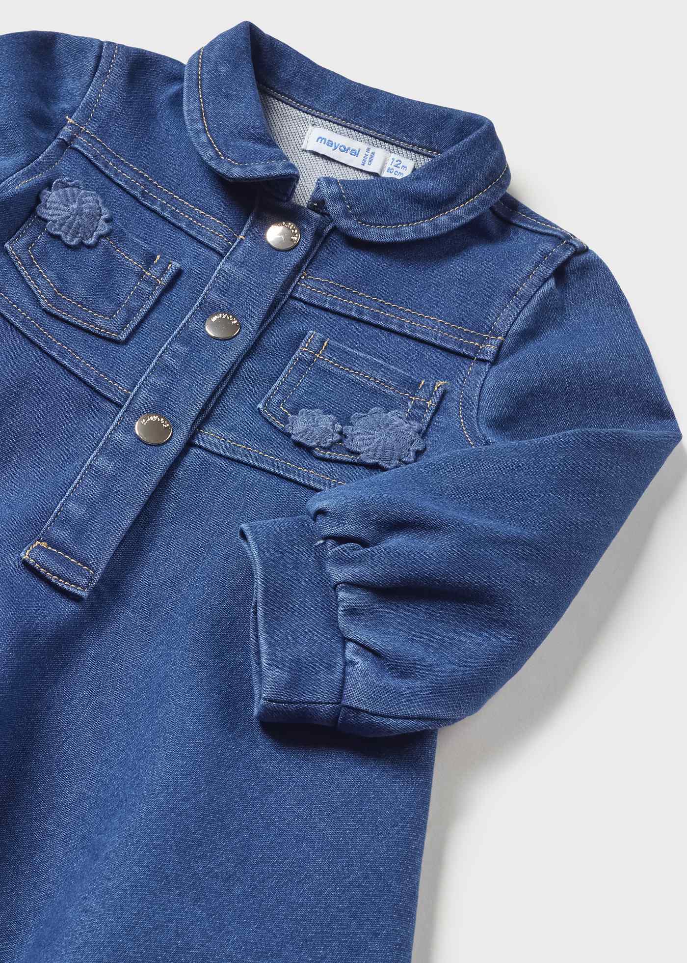 Vestido jeans para bebê