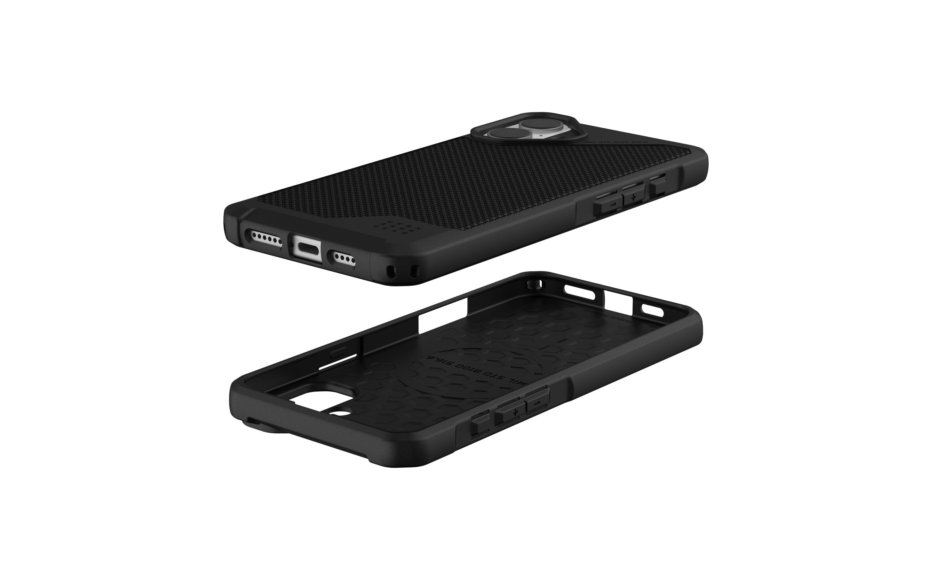 Back Cover Metropolis LT iPhone 16 Plus Kevlar BlackSchutzhülle für das Apple iPhone 16 Plus