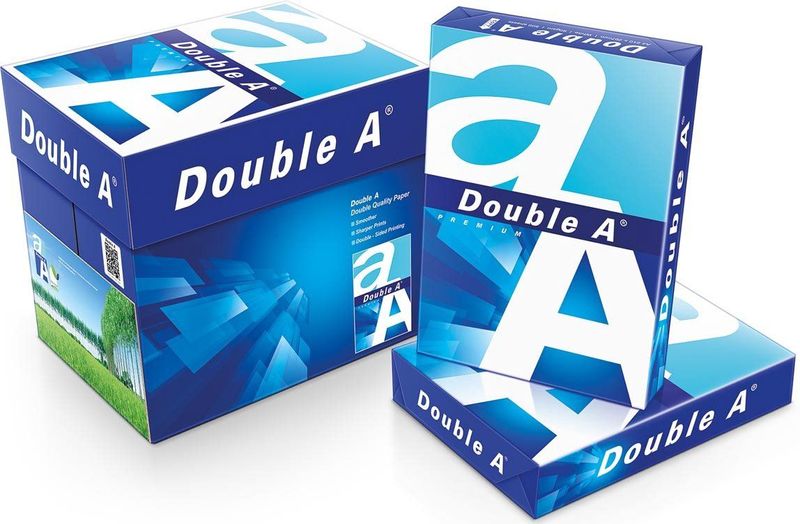 Double A Premium printpapier ft A4, 80 g - 2500 vellen (Doos met 5 pakken van 500 vel)