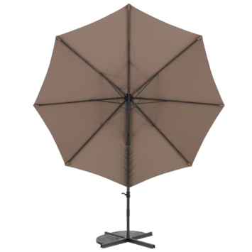 Zweefparasol Miami Taupe