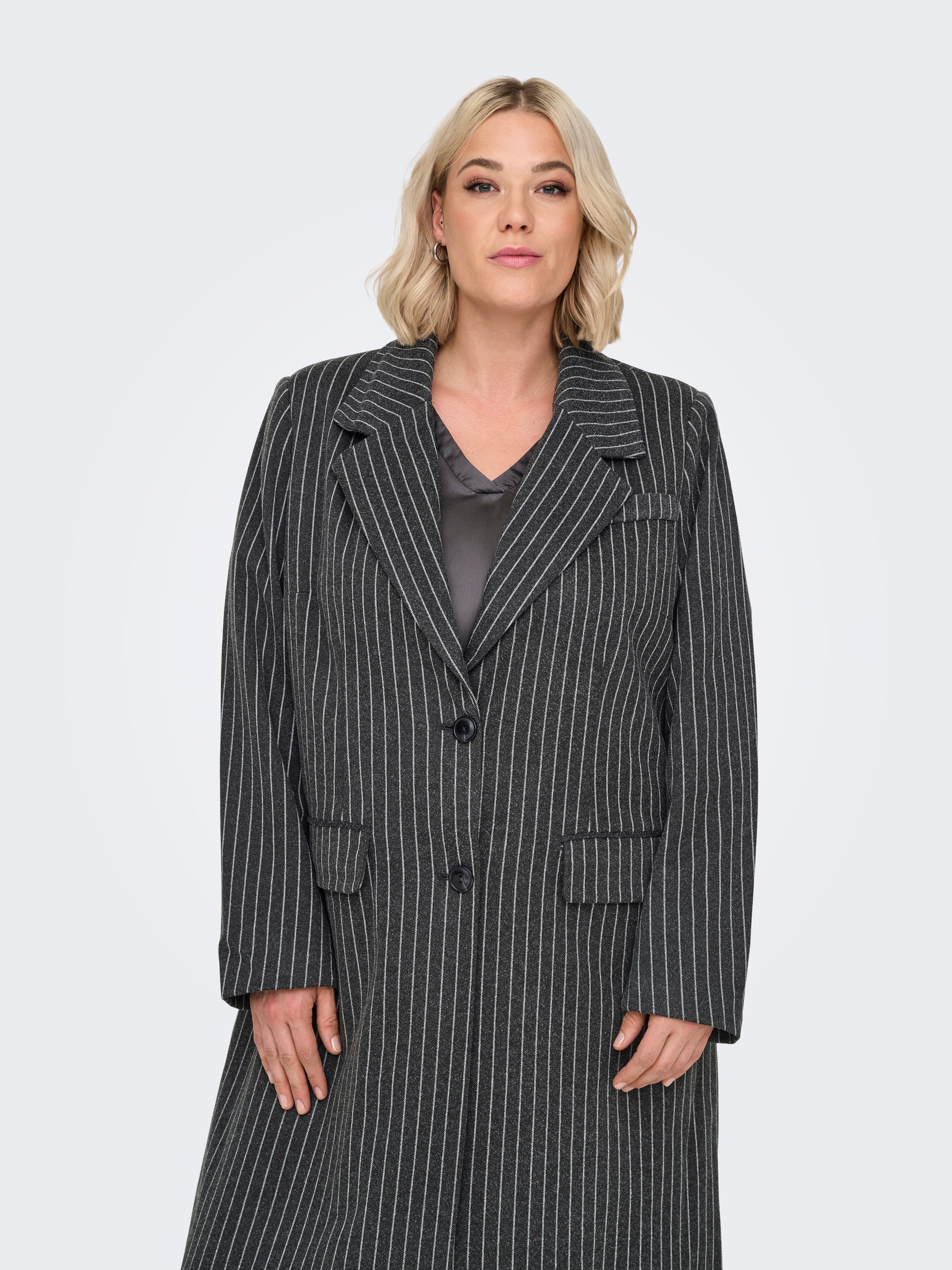 CARVERONICA Mantel Dark Grey Melange
