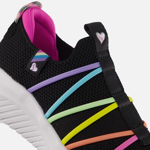 Skechers Sneakers zwart Textiel