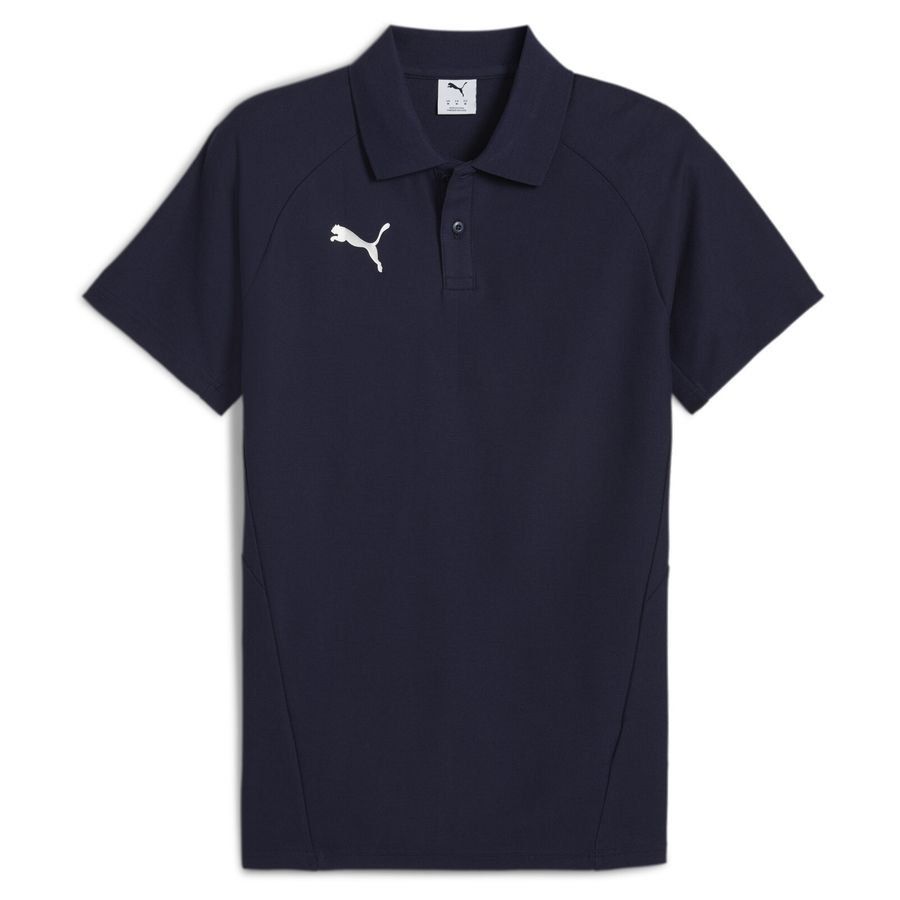 PUMA Polo teamEVOSTRIPE - PUMA Navy/Argenté/Blanc