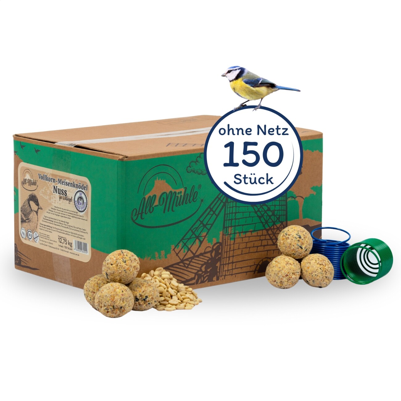 Lyra Pet MMeisenknödel aus der Alb-Mühle ohne Netz Vollkorn & Nuss à 85 g