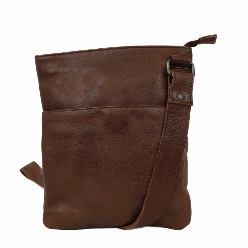 BEAR DESIGN Umhängetasche Braun Leder