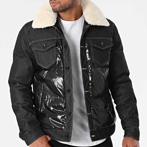 Veste Col Mouton UP-T9908 Noir