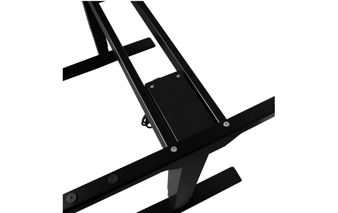 Tischgestell ET225E, Höhe: 645-1300 mm, Schwarz<br>Höhenverstellbares Tischgestell
