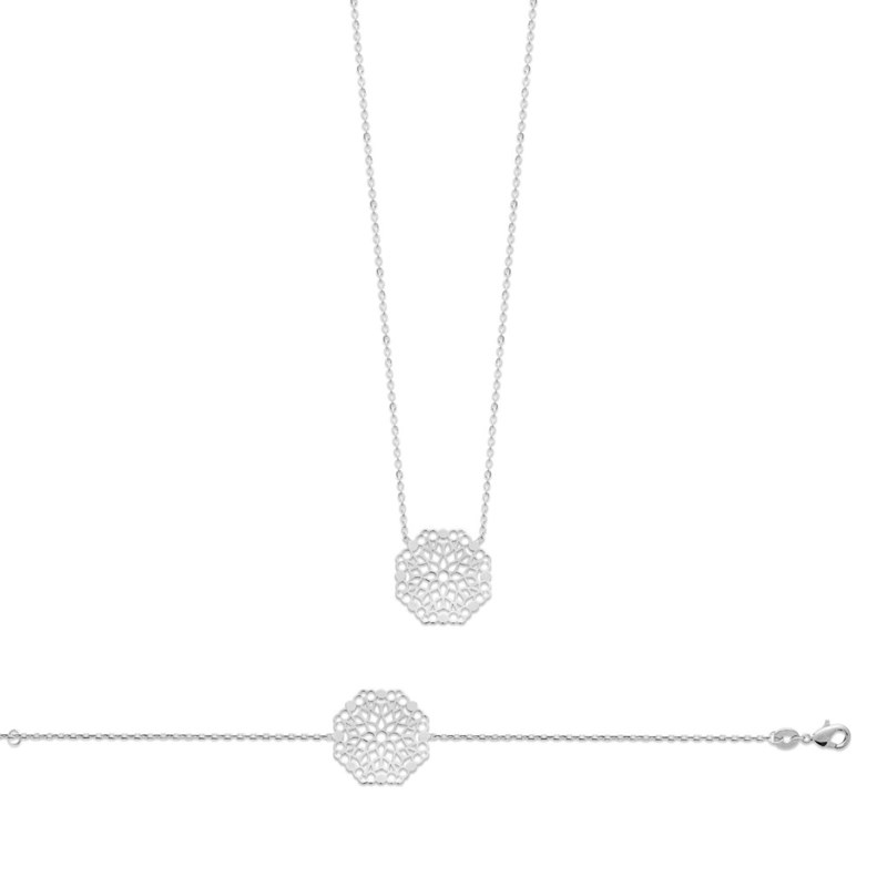 Bracelet Femme - Argent 925 - Longueur : 18 cm