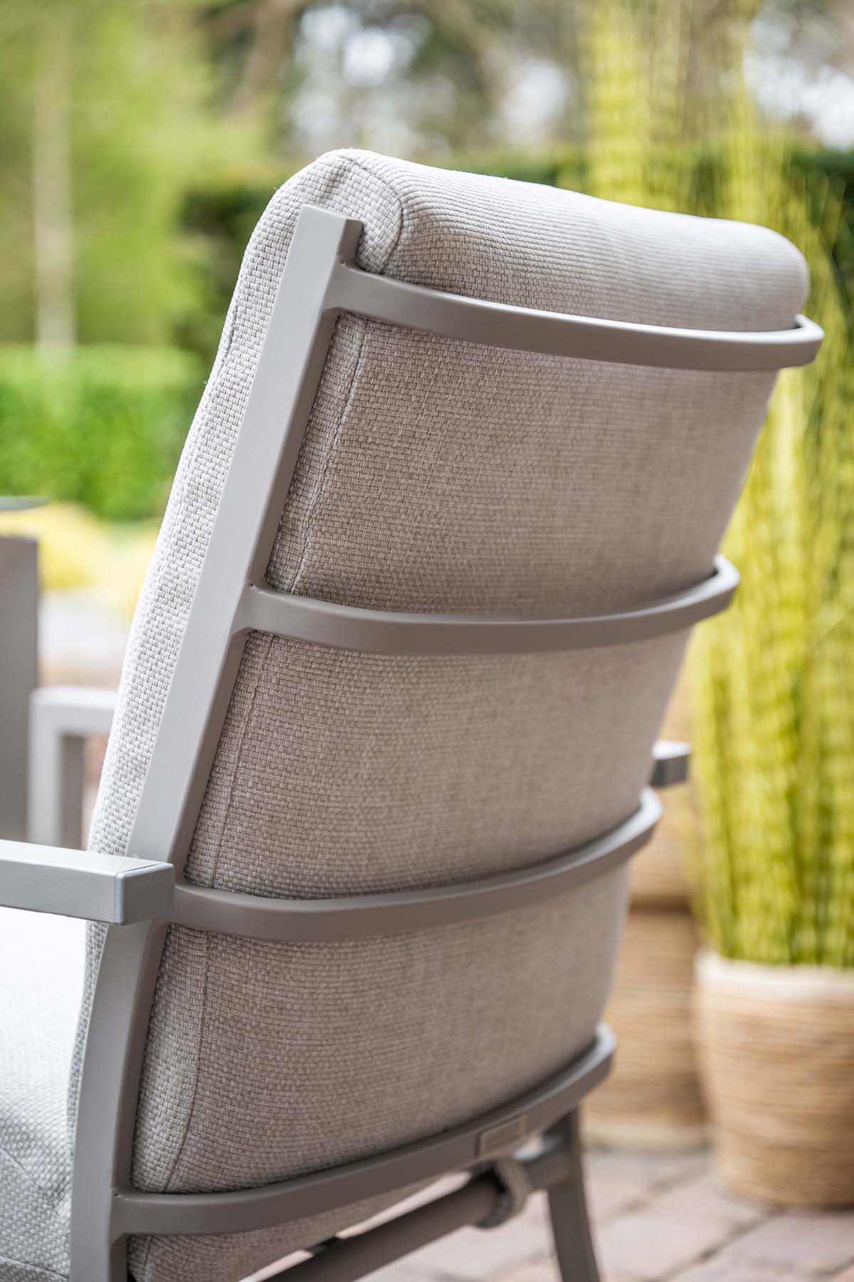 Garden Impressions Sergio Taupe tuinstoel - Set van 4