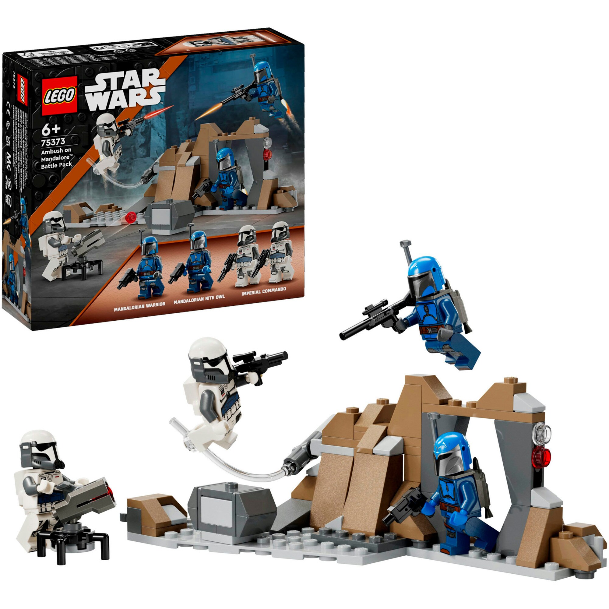 LEGO Konstruktionsspielzeug Star Wars Hinterhalt auf Mandalore Battle Pack
