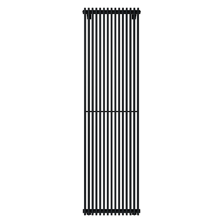 Radiateur eau chaude GoodHome Kensal Vertical Anthracite 1 523 W