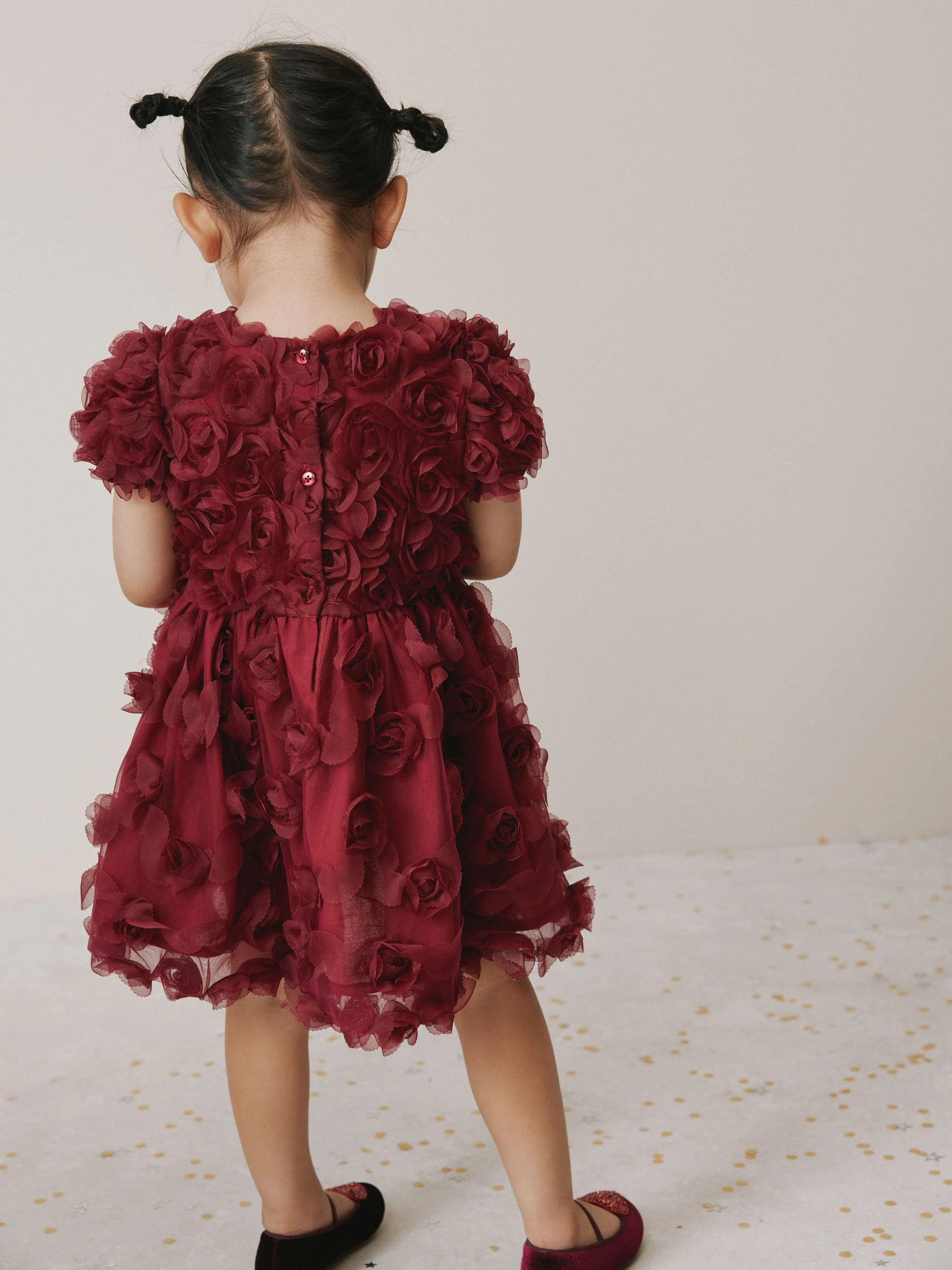 Bessenrood - 3D Flower Mesh Dress (3mths-8yrs)