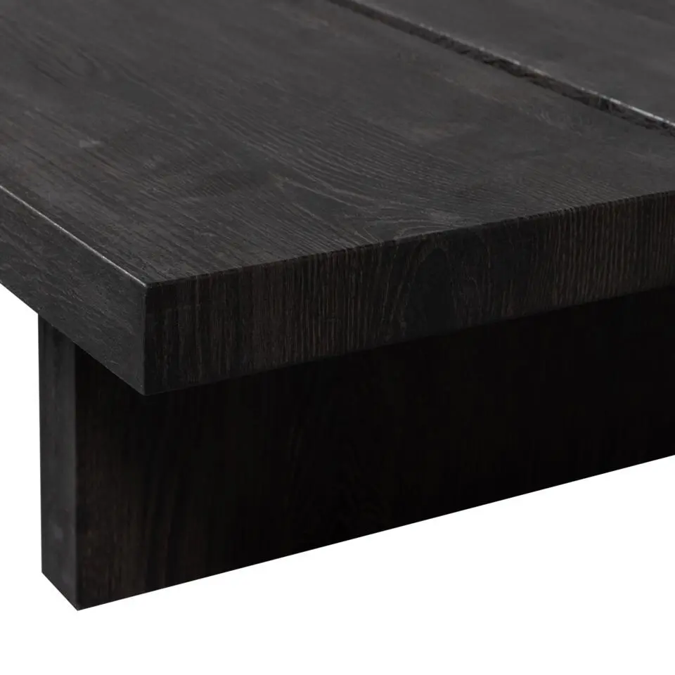 WOOOD Lion Salontafel - MDF - Donkerbruin - 25x140x60