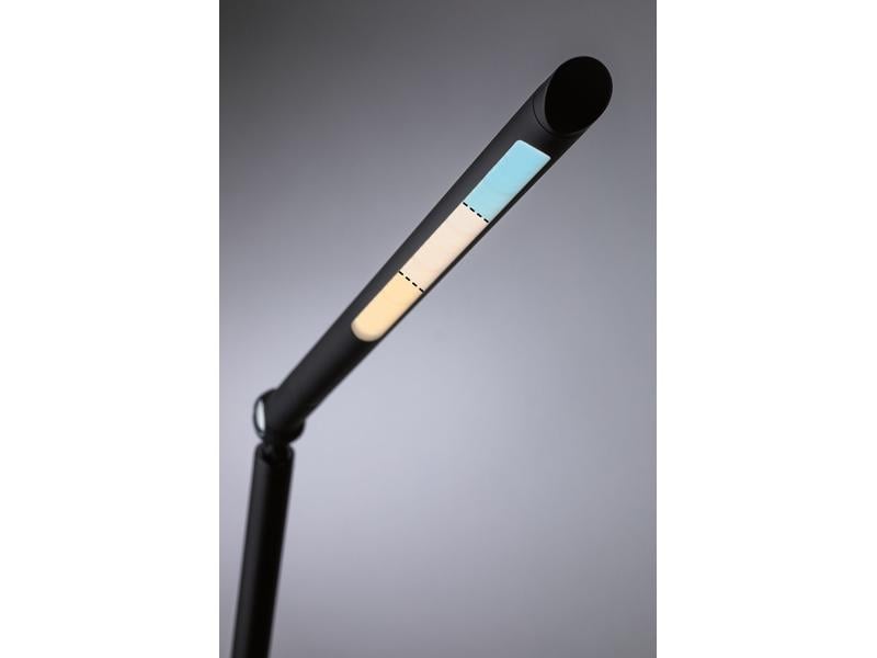 Paulmann Schreibtischleuchte FlexBar, Schwarz LED Schreibtischleuchte FlexBar