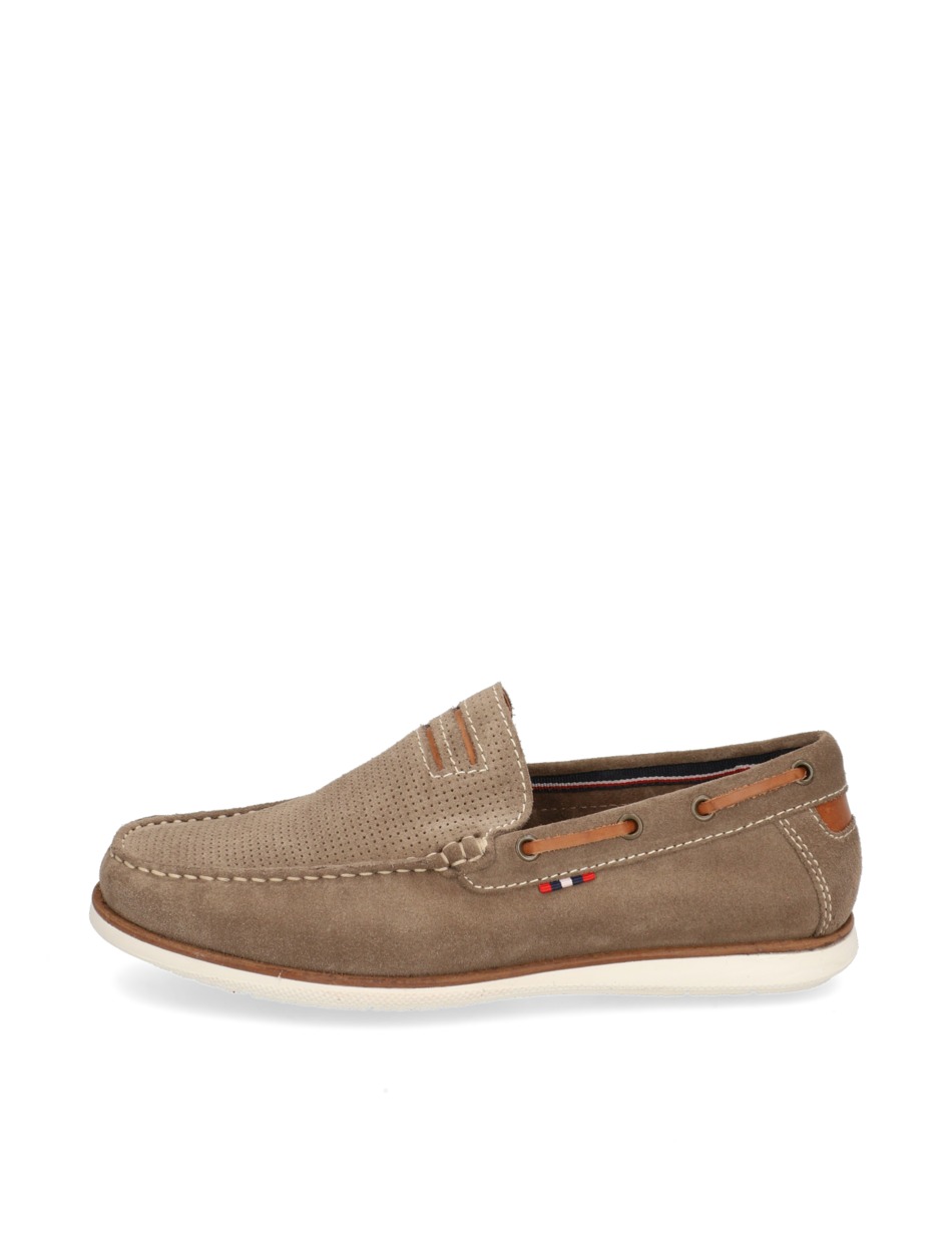 Veloursleder Slipper sportiv