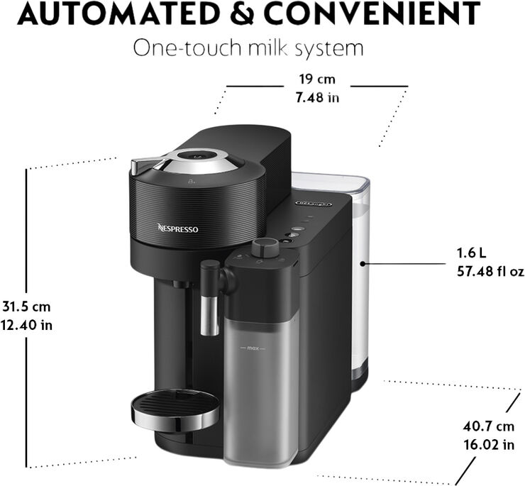 Nespresso Nespresso Vertuo Lattissima Coffee Machine Delonghi, Matt