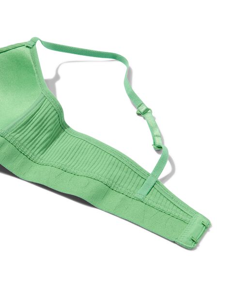 soutien-gorge préformé sans armatures vert