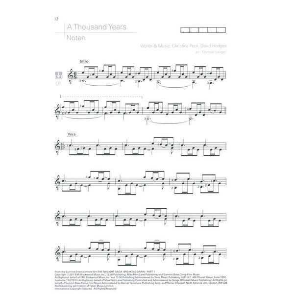 Edition Dux Acoustic Pop Guitar Solos 3