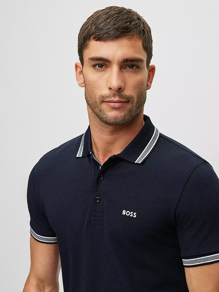 BOSS Poloshirt Modern Fit Paddy blau