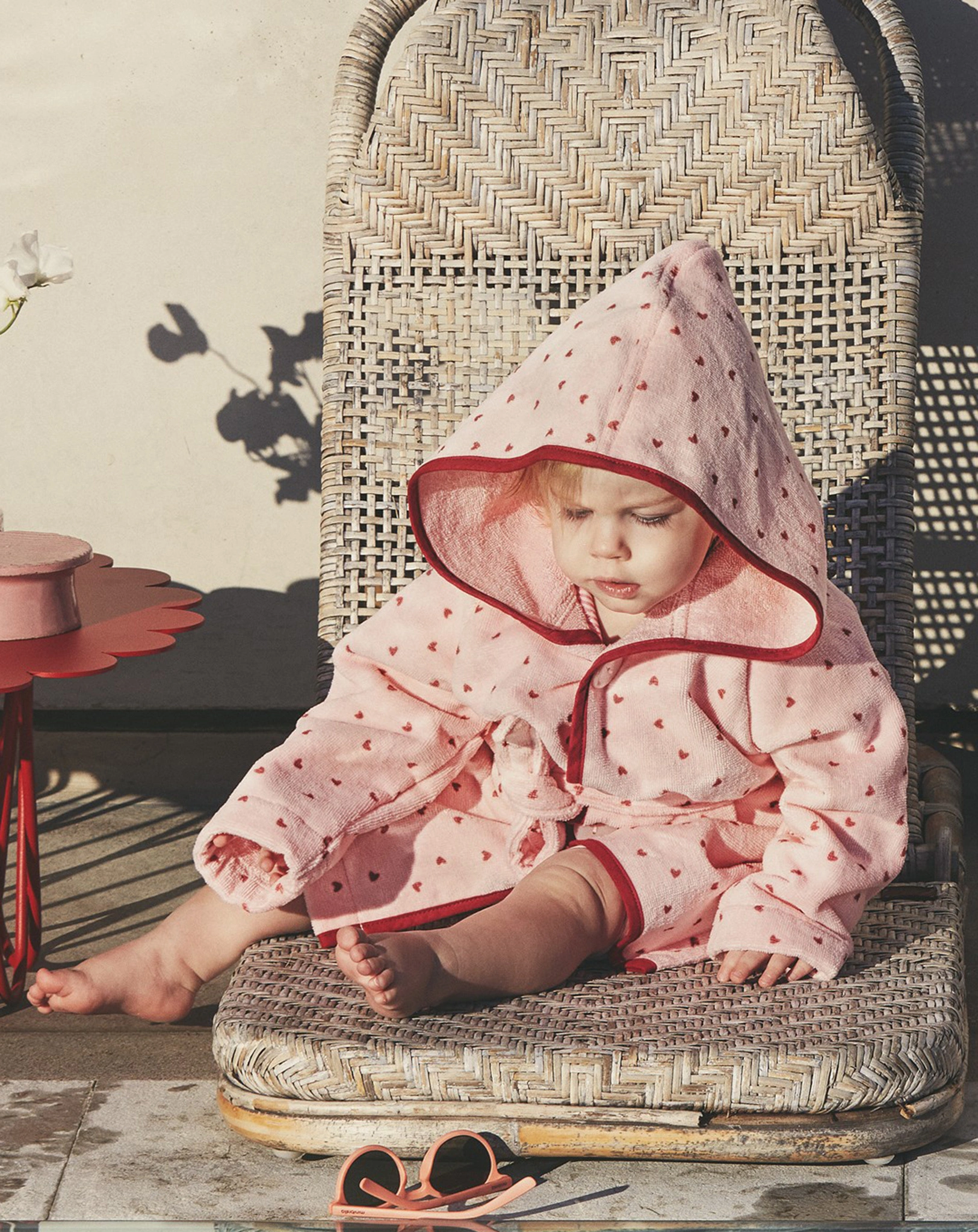 Bademantel SWEETHEARTS in rosa