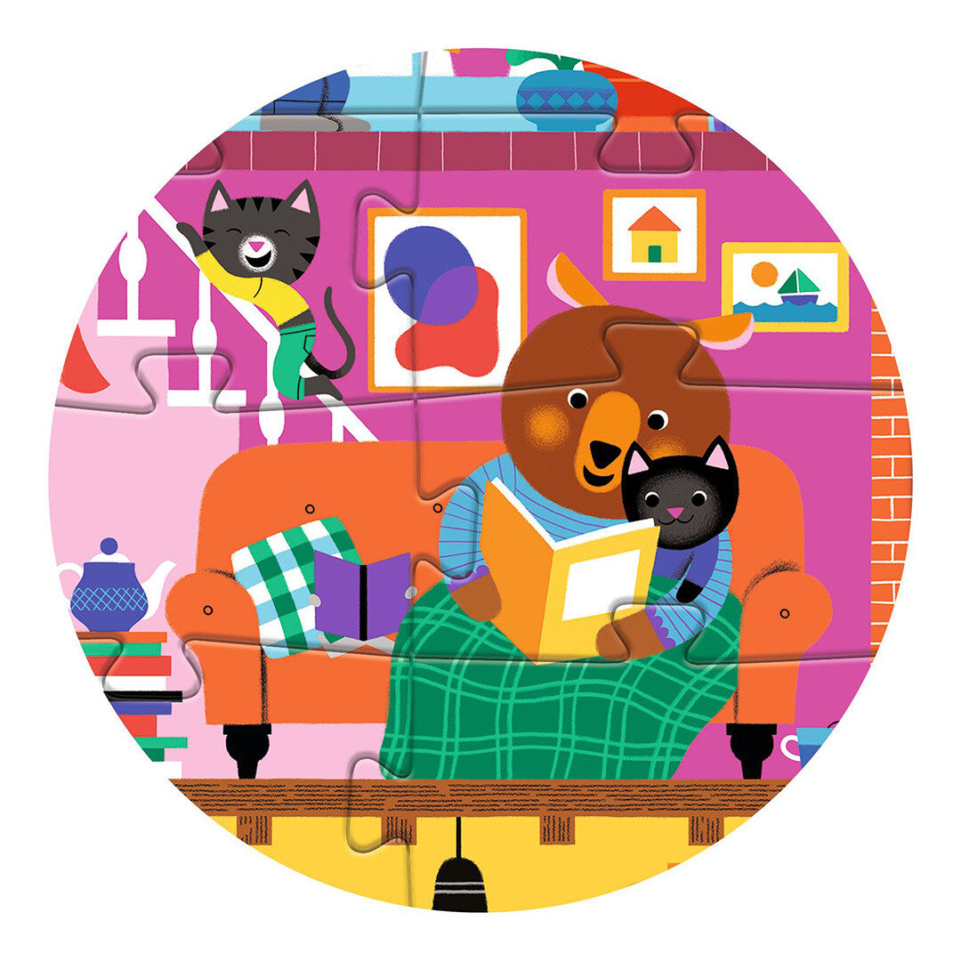 Djeco puzzel het huis van de kleine vriendjes