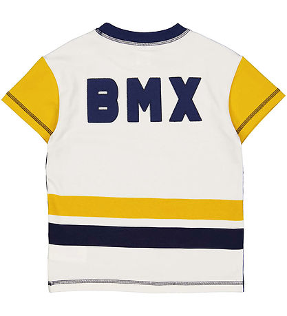Freds World T-Shirt - BMX - Academy/Weiß/Gelb