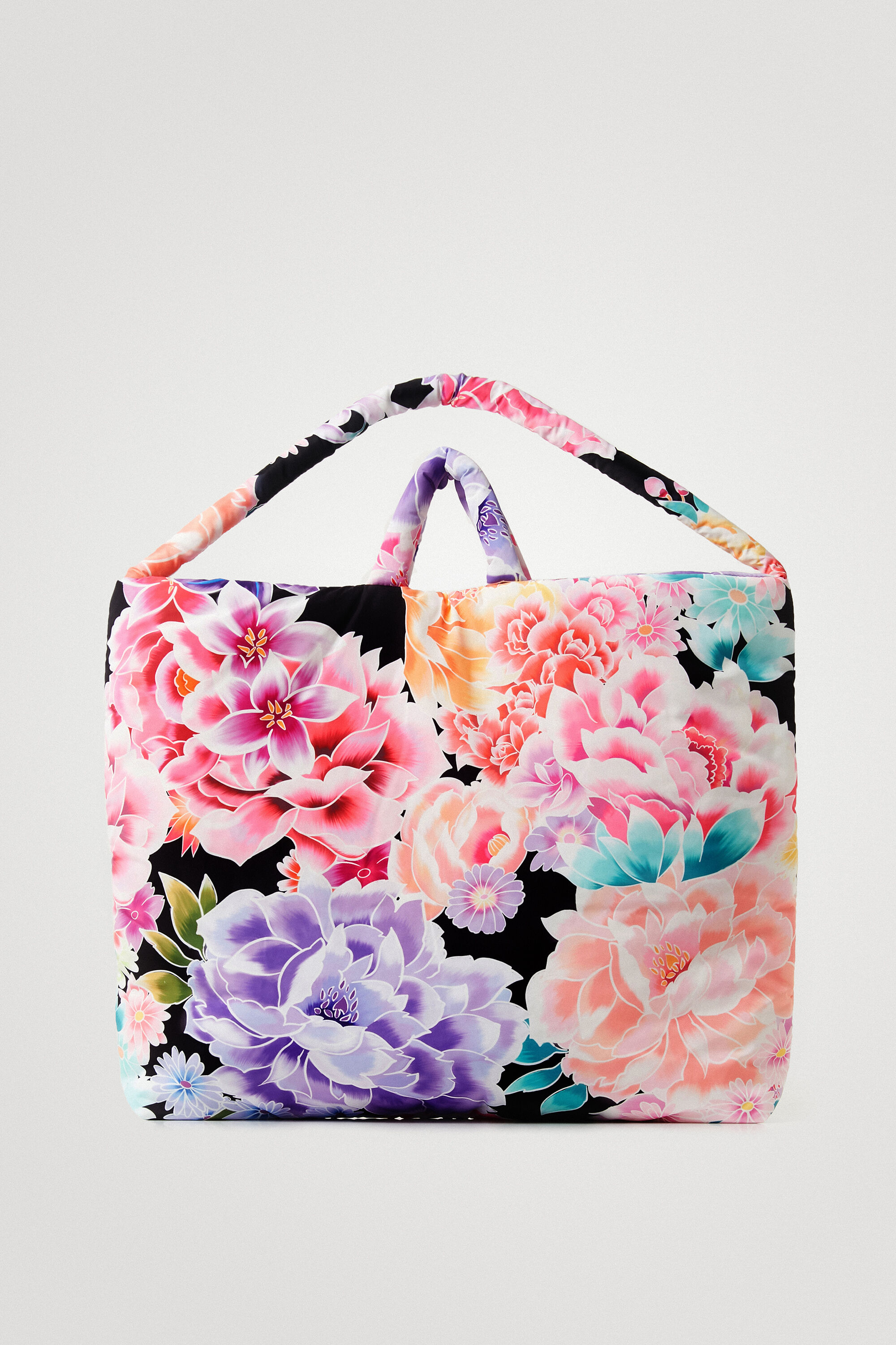 Sac oversize à fleurs