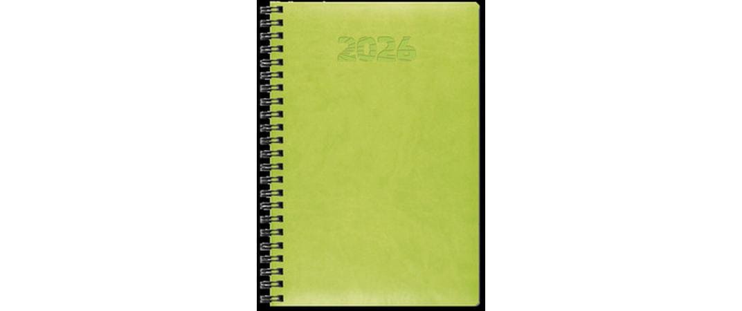 Wochenagenda Simply Flex 15 x 21 cm, 2026, HellgrünWochenagenda