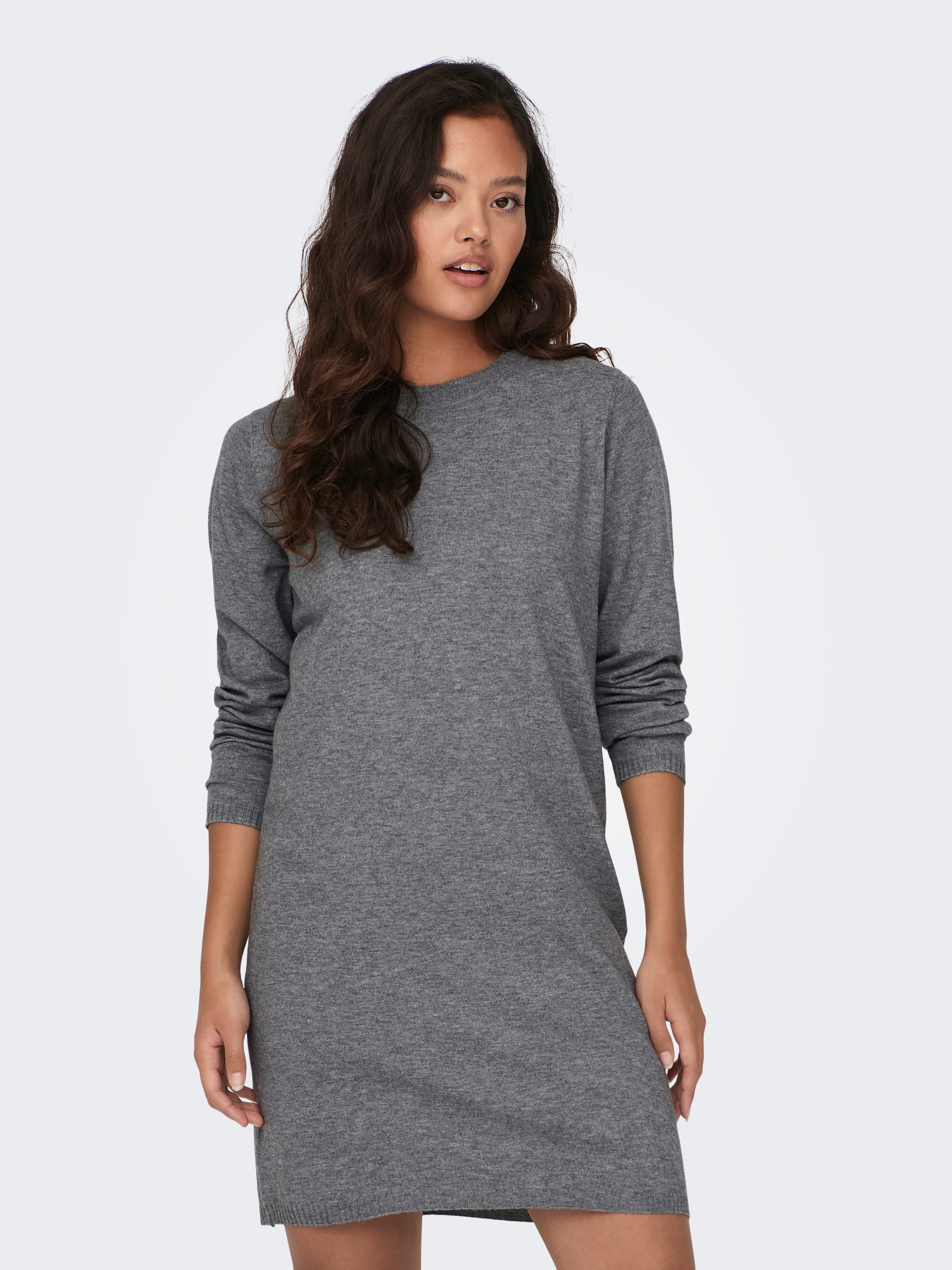 JDYPRIME Kurzes Kleid Medium Grey Melange