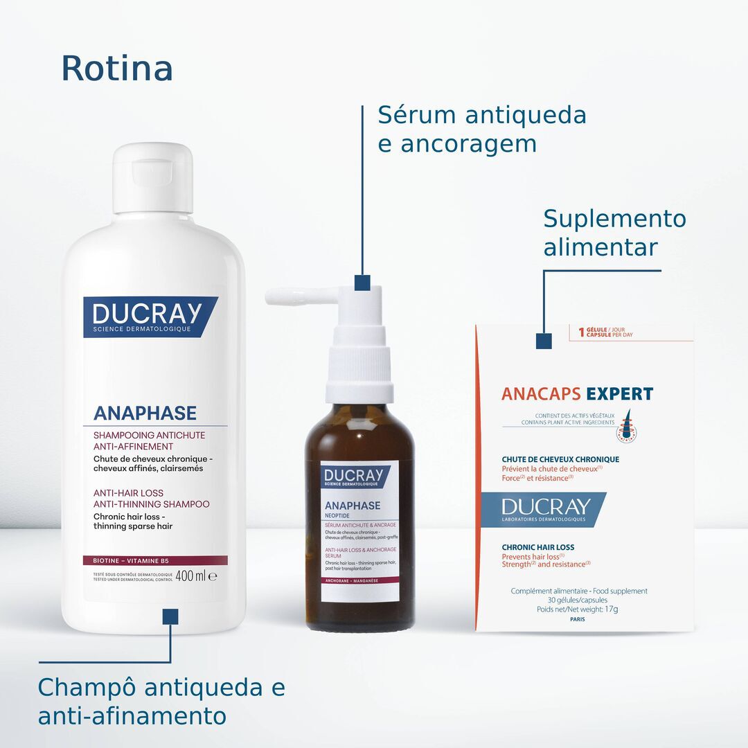 Ducray Anaphase Champô Anti-afinamento 200ML - 400ml