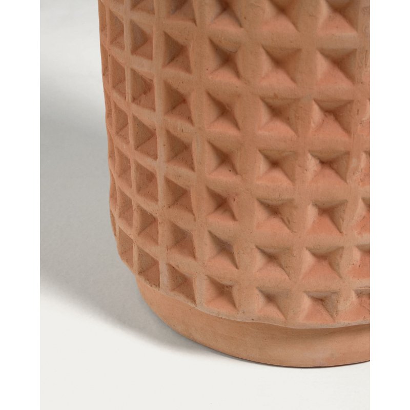 Lot de 2 pots en terre cuite Celi Ø 34 cm / Ø 25 cm