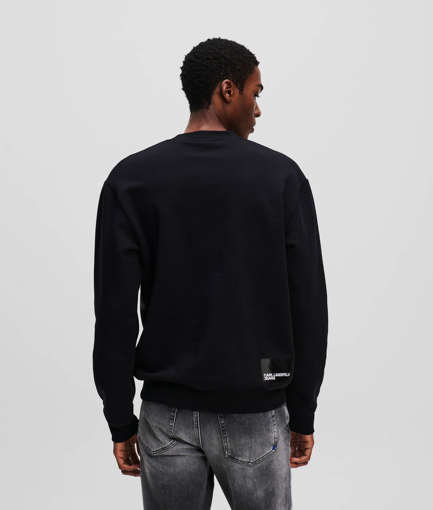 SWEAT-SHIRT EFFET DÉLAVÉ KLJ MONOGRAM