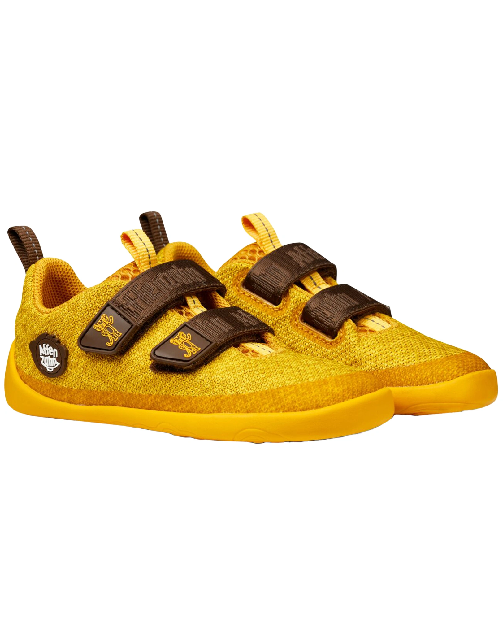 Strick-Halbschuhe HAPPY TIGER in gelb