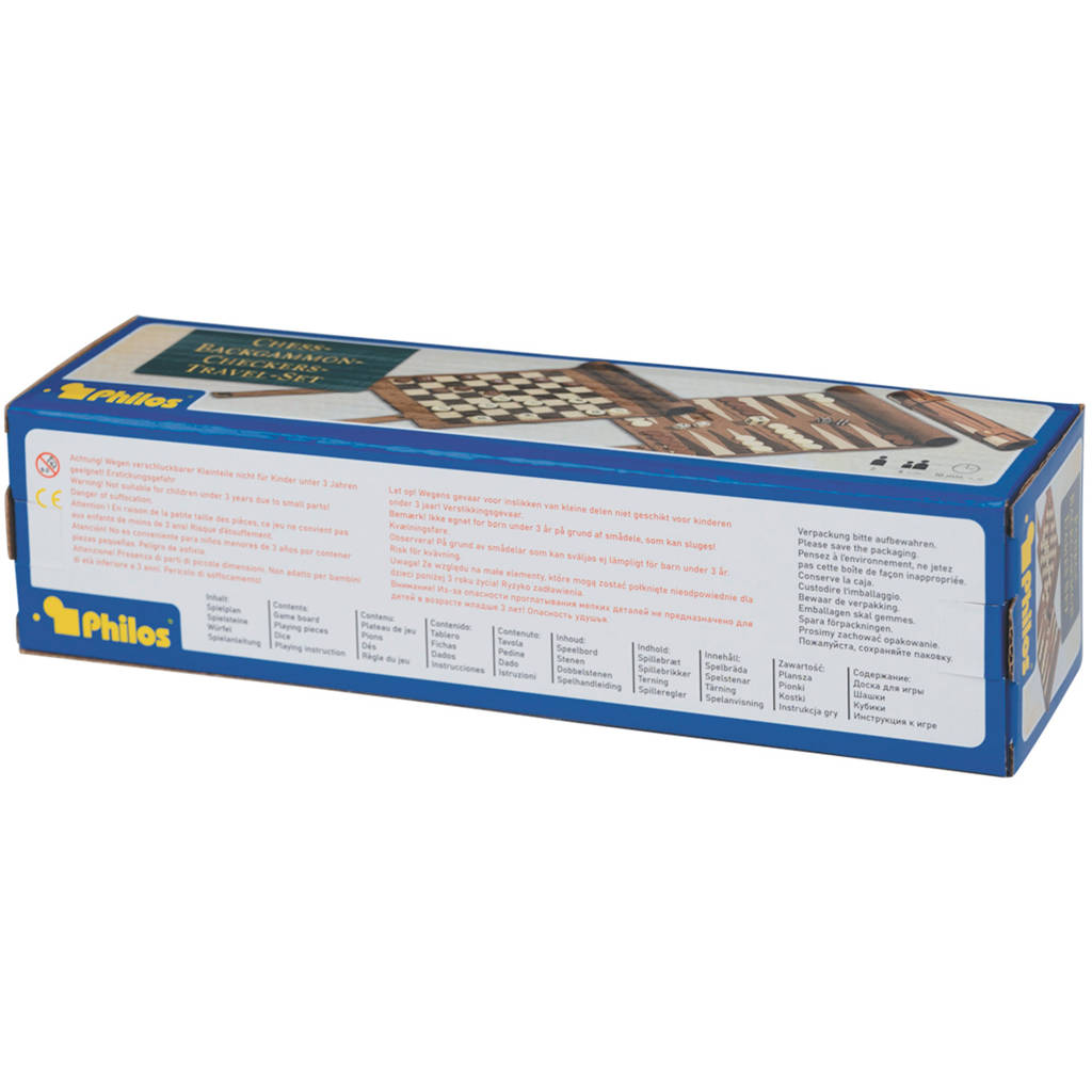 Backgammon, schaak- en dam reisset rol Backgammon-, schaak- en damreisset (rol)