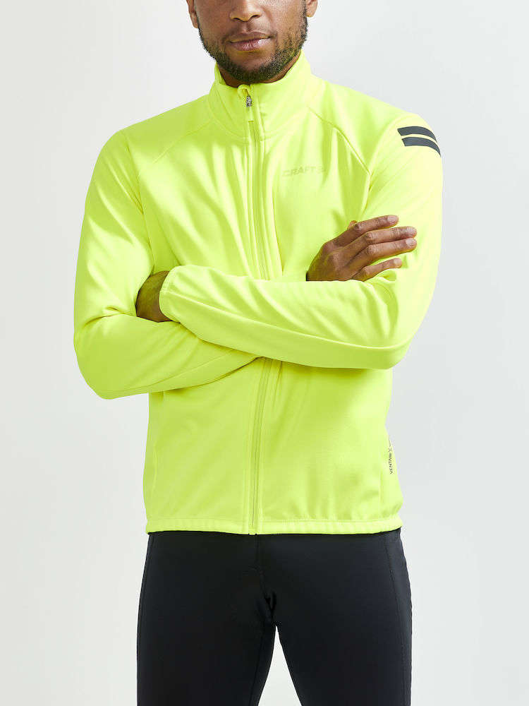 Craft Core Ideal 2.0 Fietsjack Geel Heren