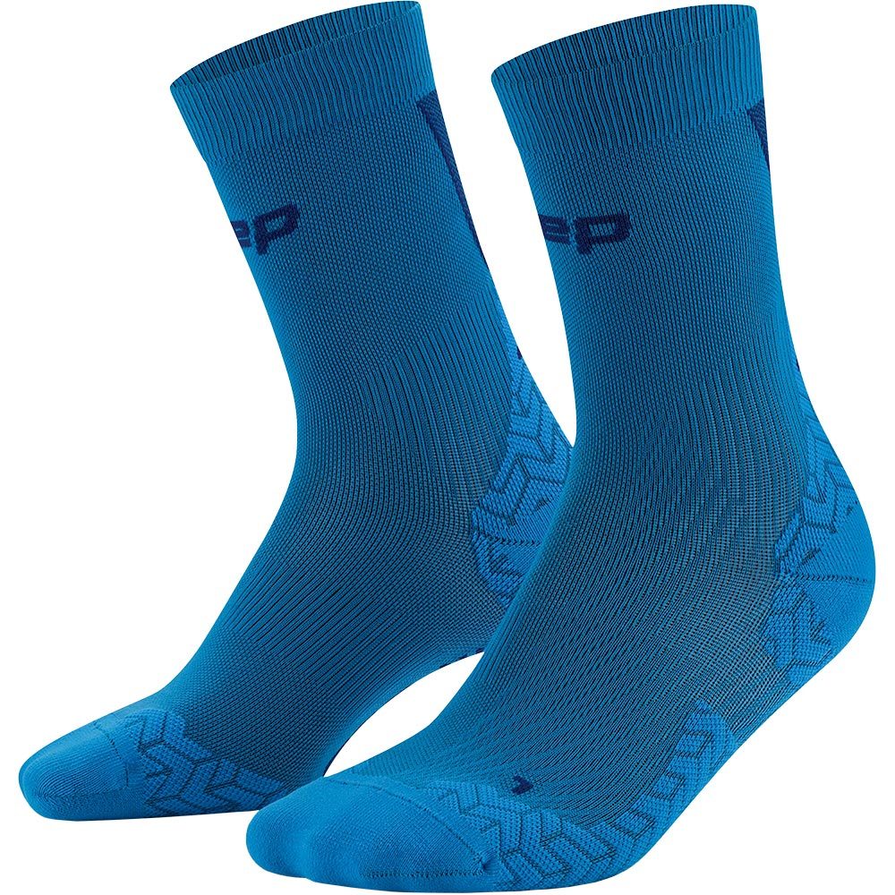 CEP Core Run Ultralight Mid Cut Compression Socken Herren blue