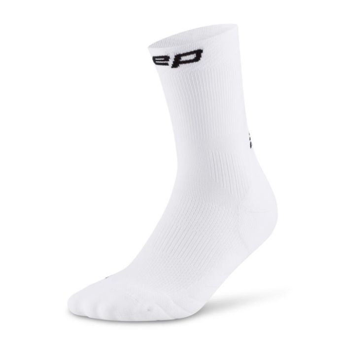 CEP Herre Strømper Core Run Socks Mid-Cut 5.0 Hvid
