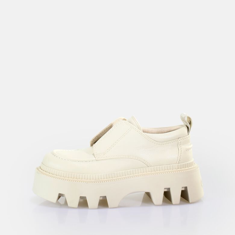 Flora Laceup LO Chaussures basses vegan, crème