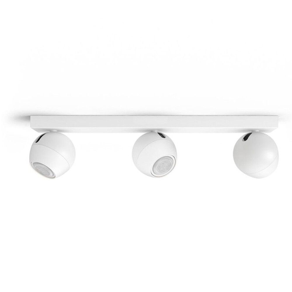 SPOTSKINNE PHILIPS HUE BUCKRAM TRIPPEL HVIT