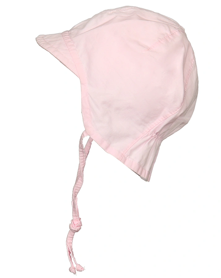 Schirmmütze BABY GIRL mit Nackenschutz in pastellrosa