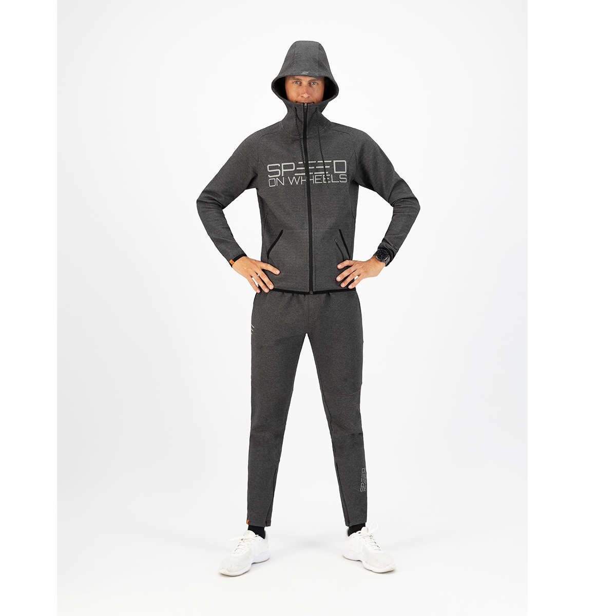 FUTURUM Tech Hoodie SPEED ON WHEELS Dark Grey