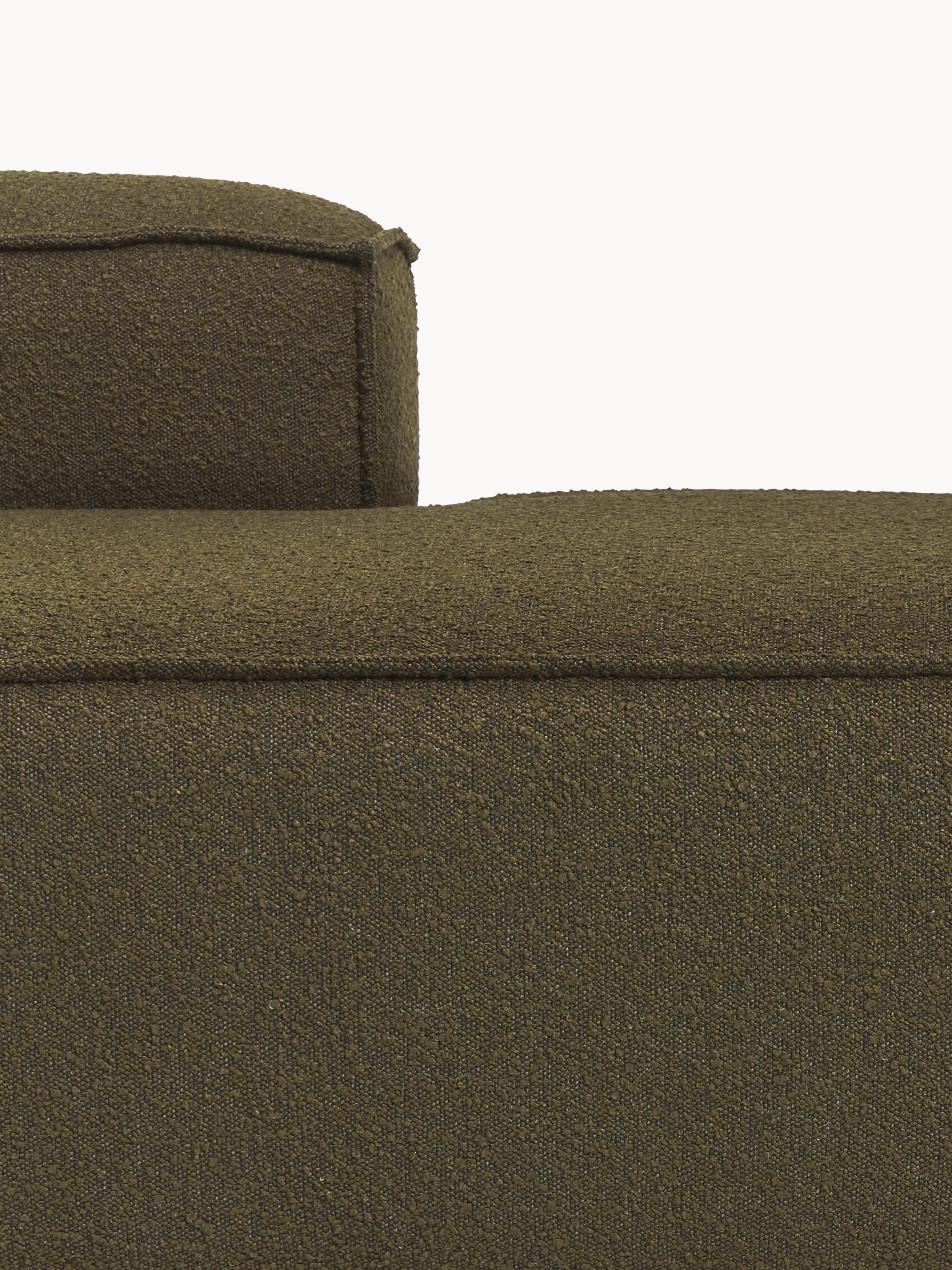 Modulaire XL chaise longue Lennon uit bouclé