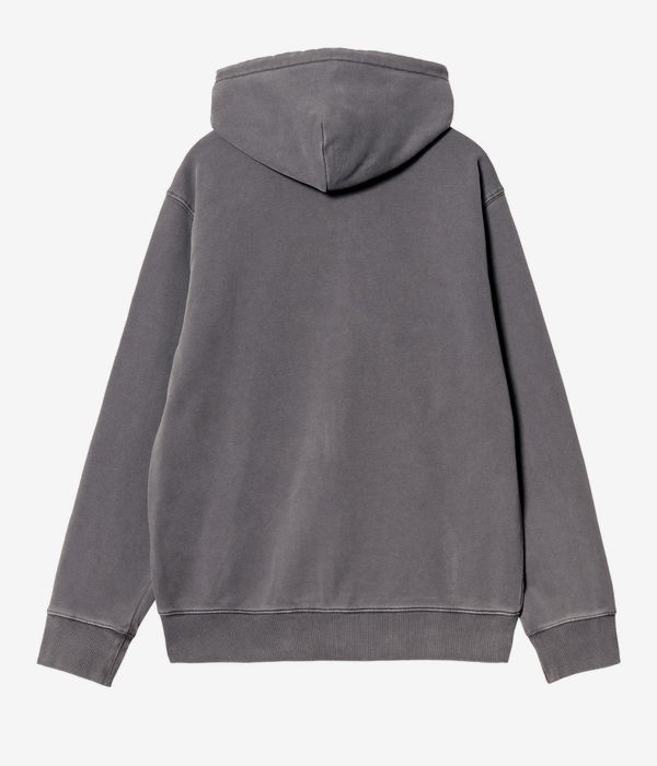 Carhartt WIP Duster Script Zip-Hoodie (black garment dyed)