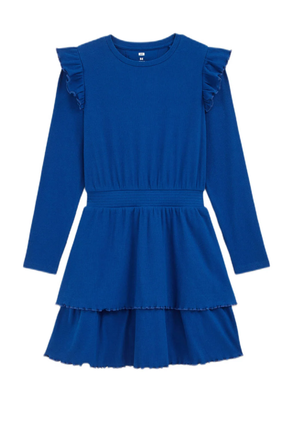 WE Fashion jurk kobalt blauw
