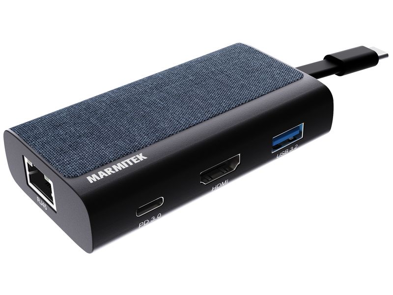 Marmitek USB-Hub Connect USB-C Hub 4 Portables Multi-Port USB-C Hub