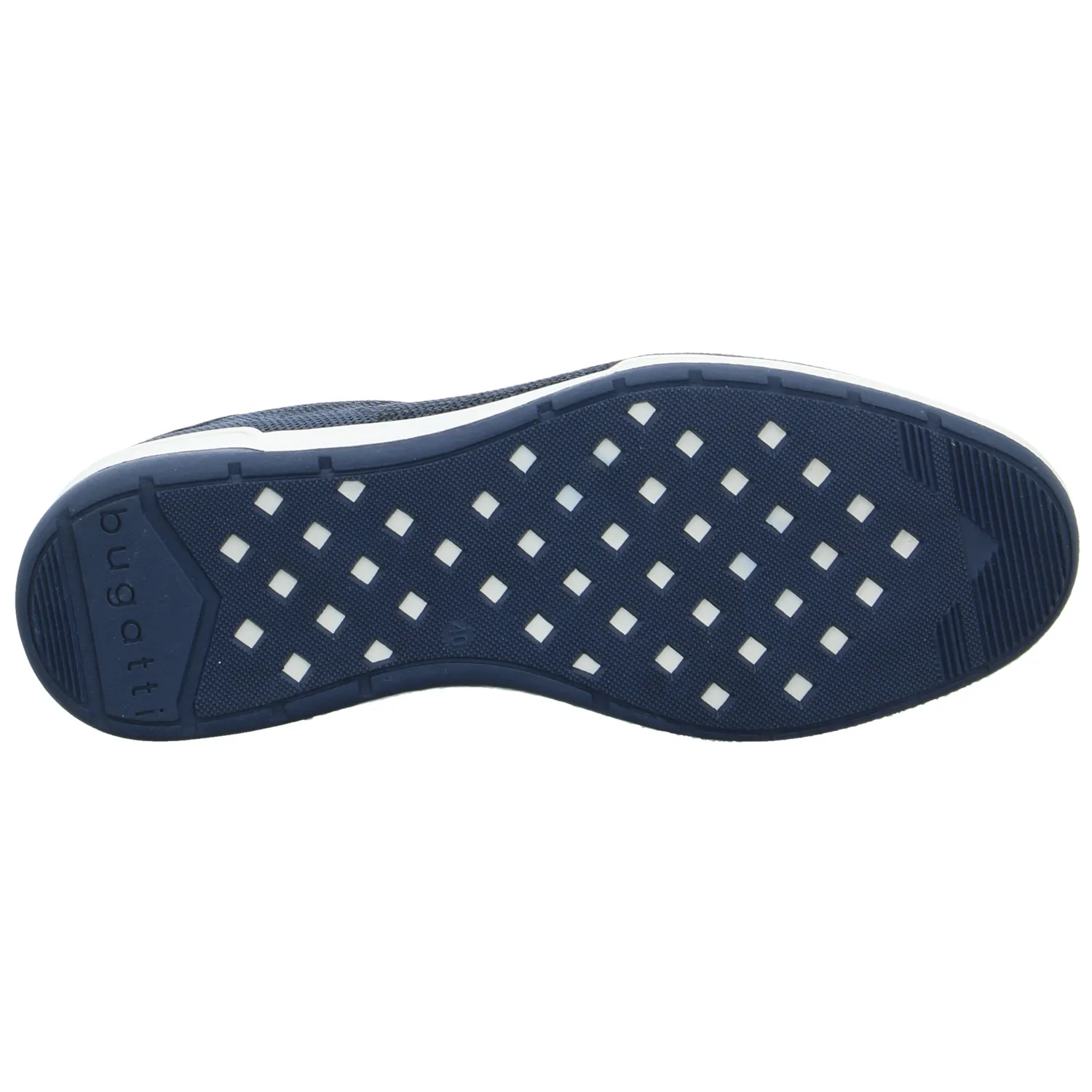 BUGATTI SHOES Halbschuhe Sneaker Stoff Blau Textil