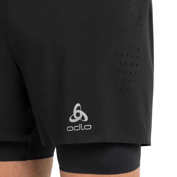 Short running ODLO ZEROWEIGHT 5 INCH 2 IN 1 SHORT BLACK